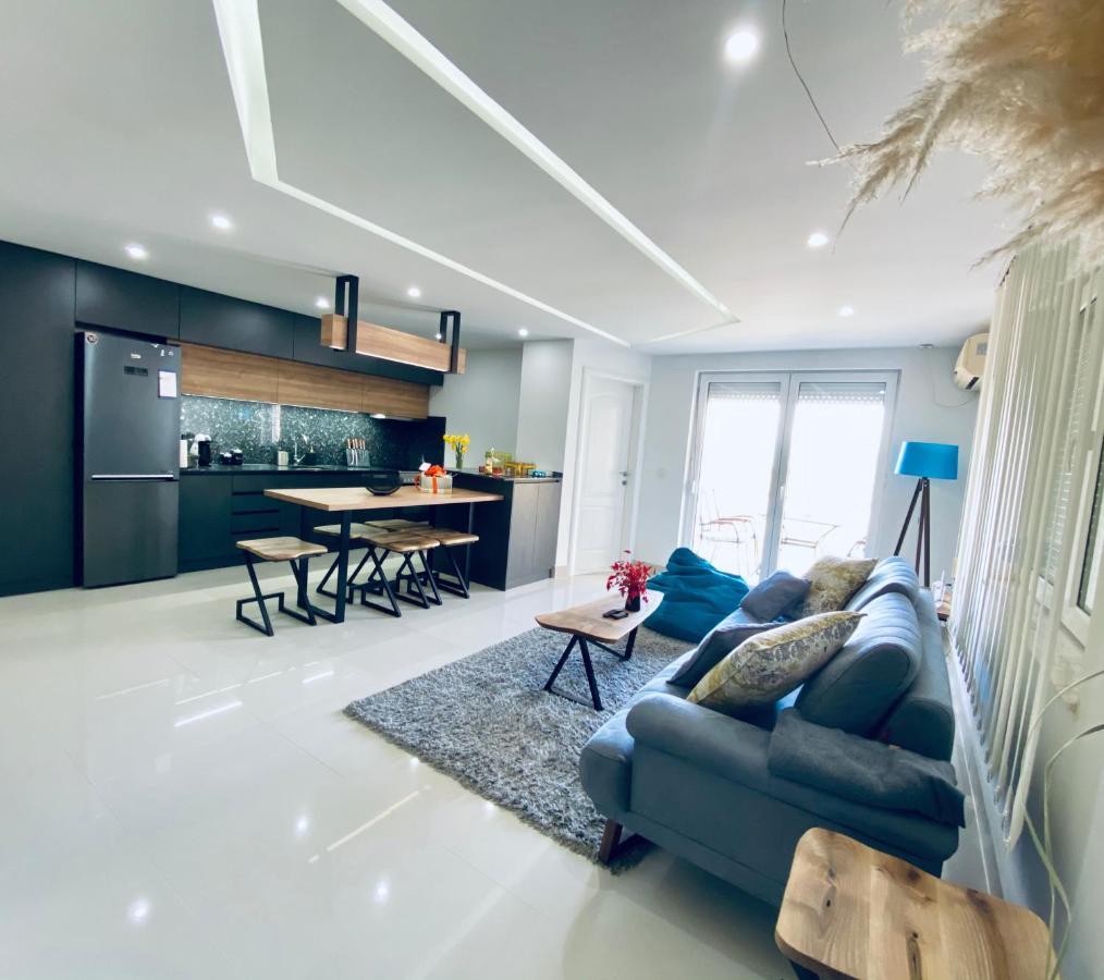Aqua Blue Lakeview Apartment Ohrid Pestani Exterior photo